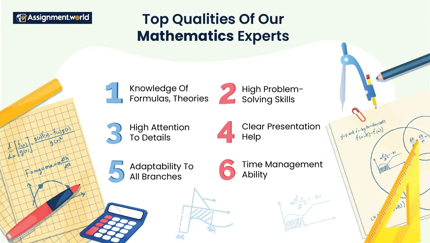 Top Qualities Of Our Mathematics assignment help Expert