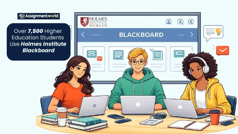higher education students use Holmes Institute Blackboard